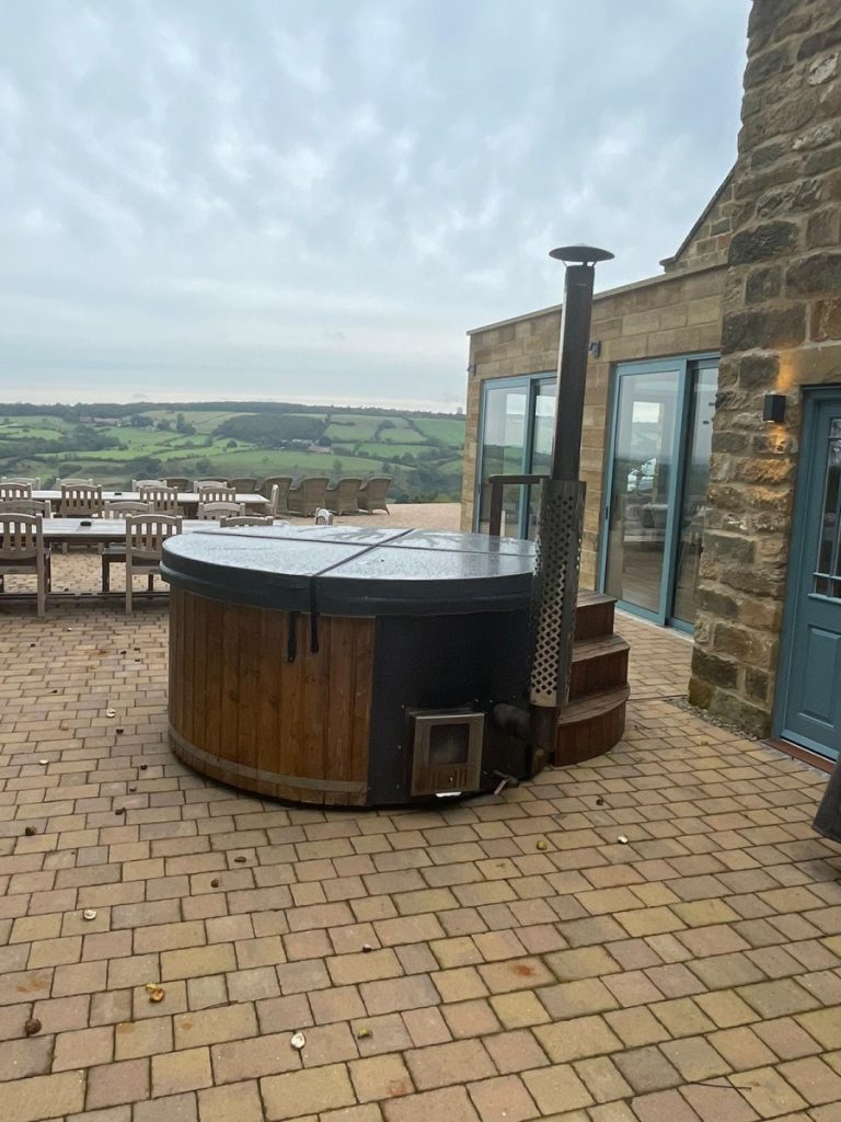 A wood fired hot tub.. Or maybe not..