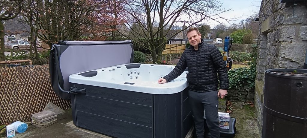 New Hot Tub Install of The Torina Spa in South Yorkshire